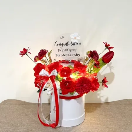 Bloom Box Akrilik Ucapan Grand Opening Periuk